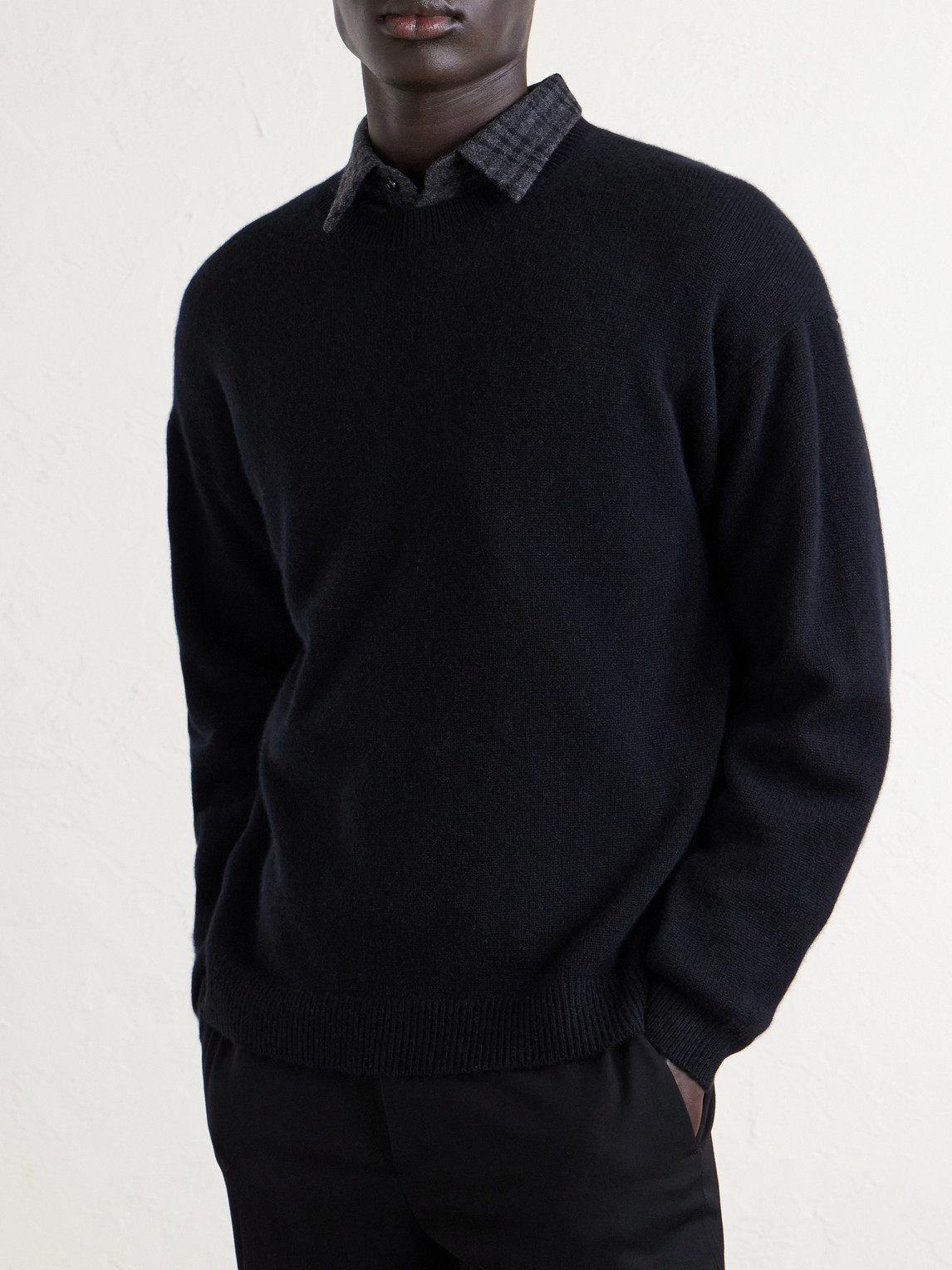  Auralee - Cashmere Sweater - Men - Black - 3 