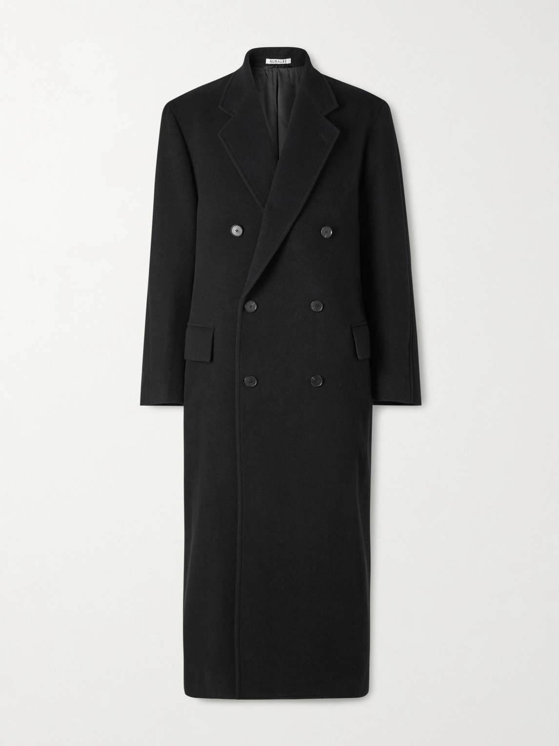 Double-Breasted Wool Coat