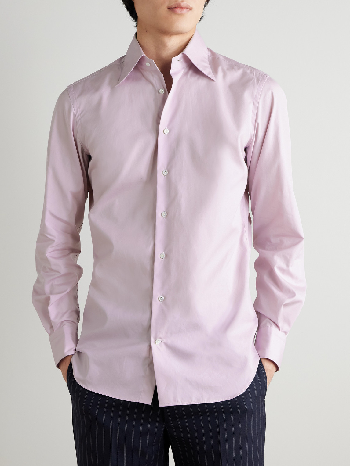 Supima Cotton-Poplin Shirt