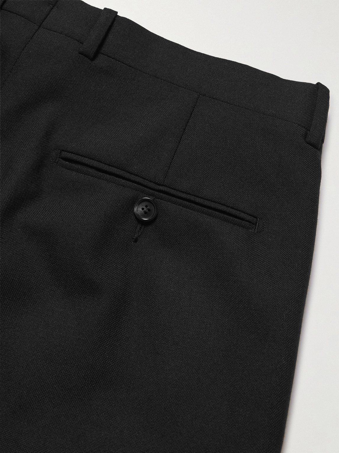 Straight-Leg Virgin Wool Trousers