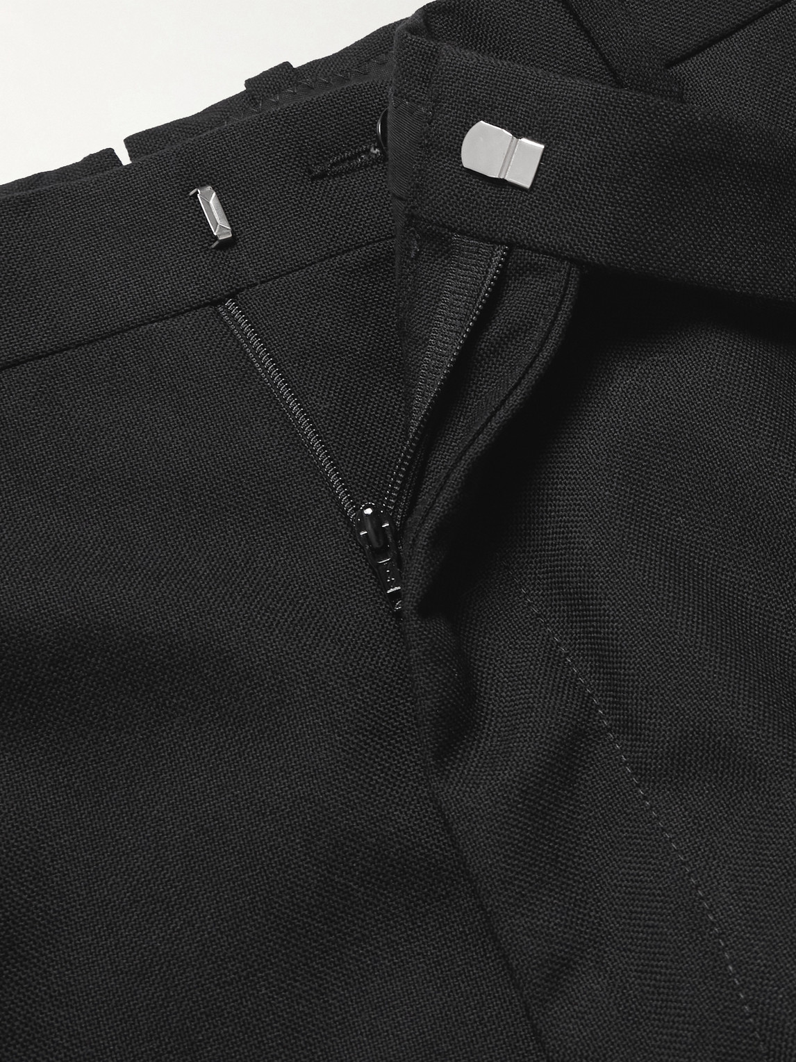 Straight-Leg Virgin Wool Trousers