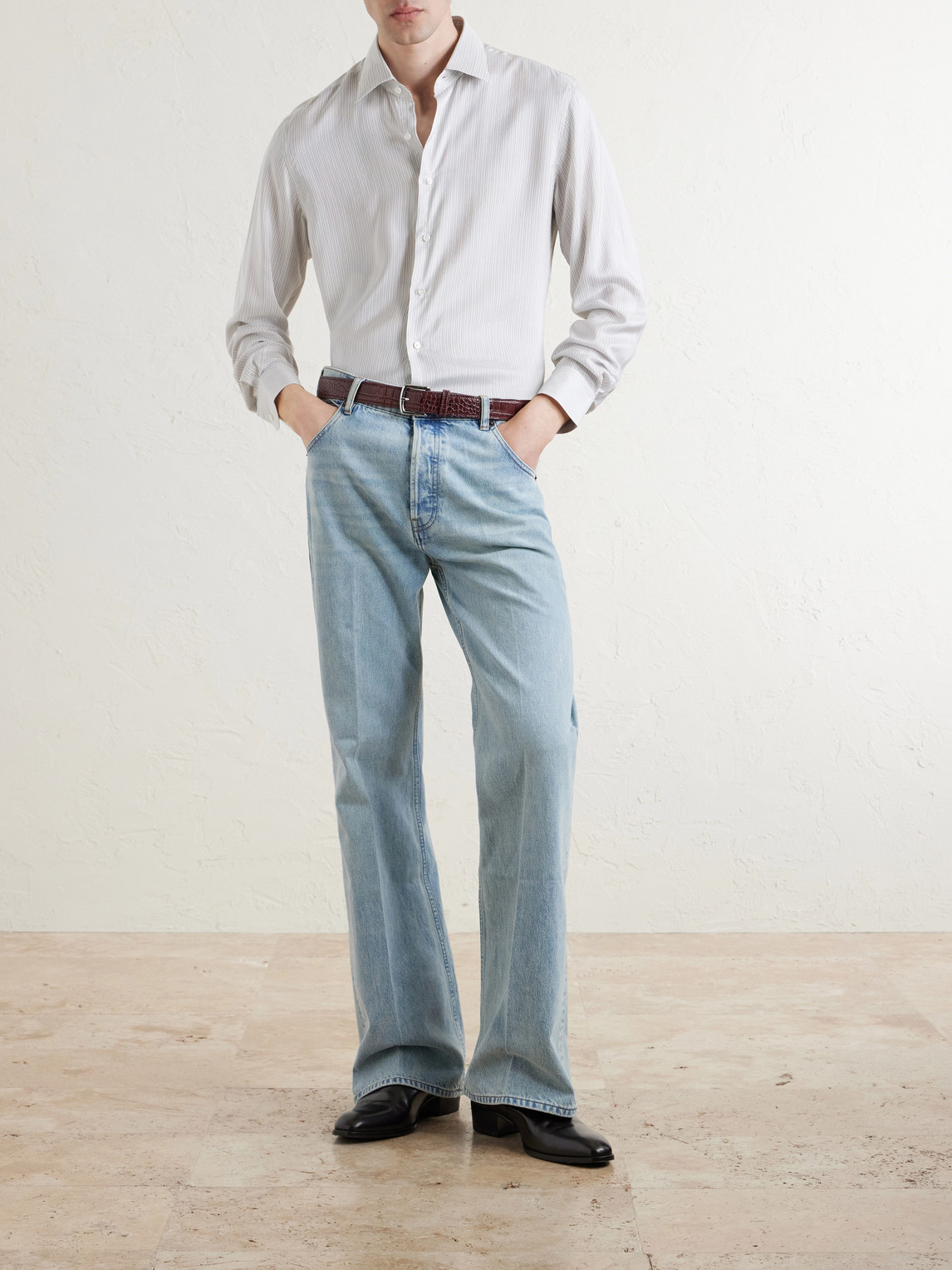 Husbands Flared Jeans In Blue