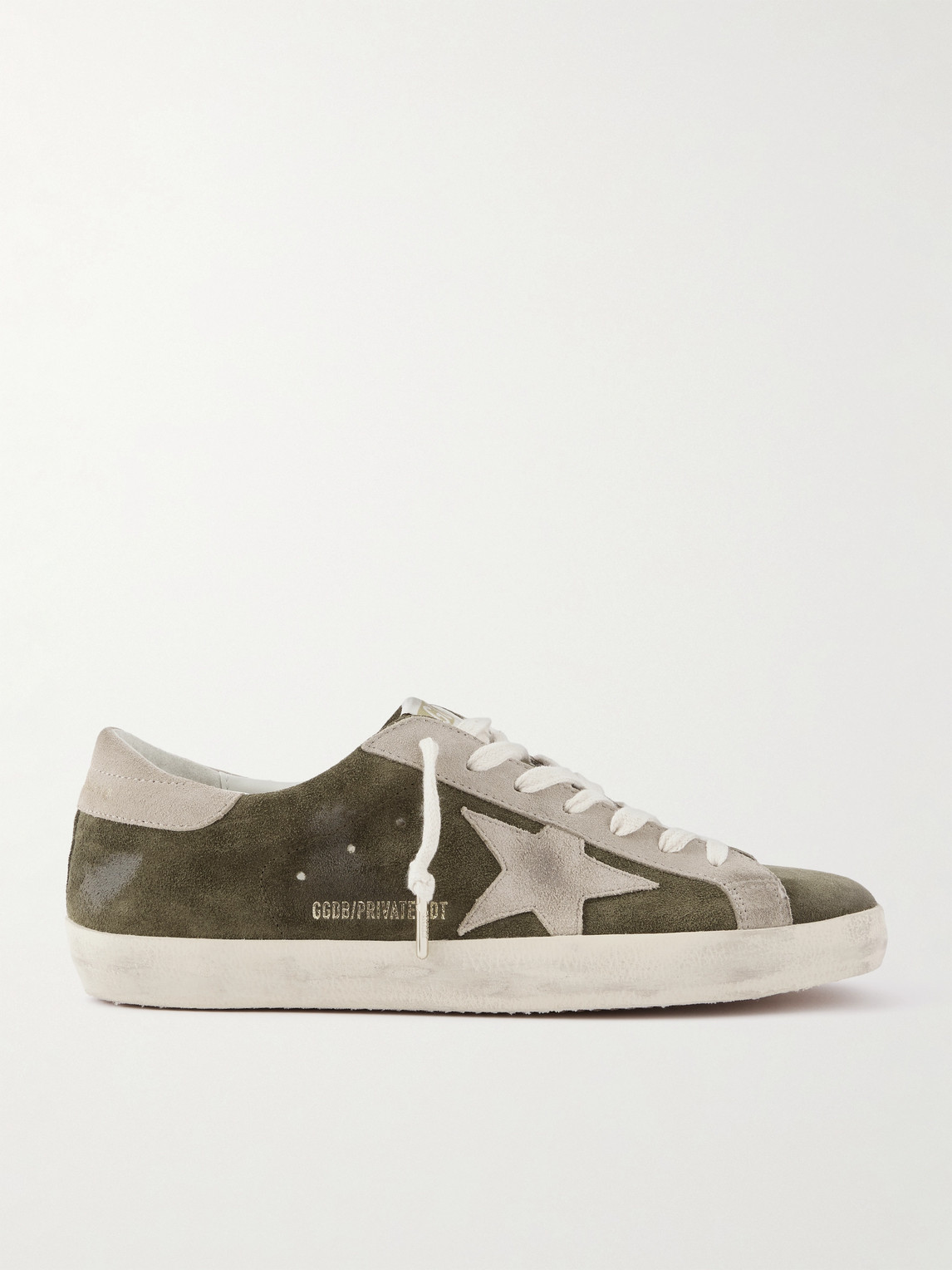 Golden Goose Super-Star Private EDT Distressed Suede Sneakers - Men