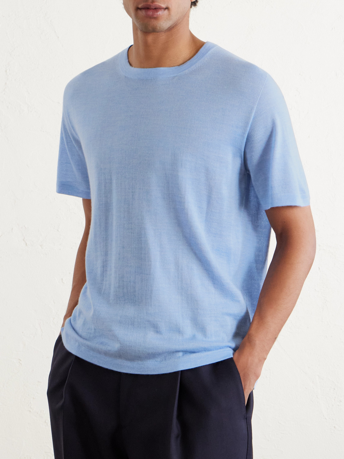 Cashmere And Silk-Blend T-Shirt