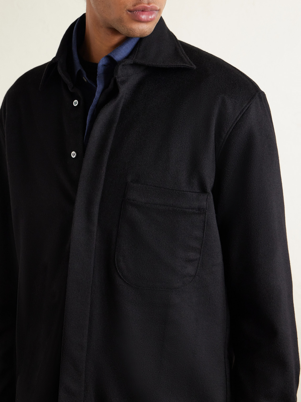 Cashmere Shirt Jacket