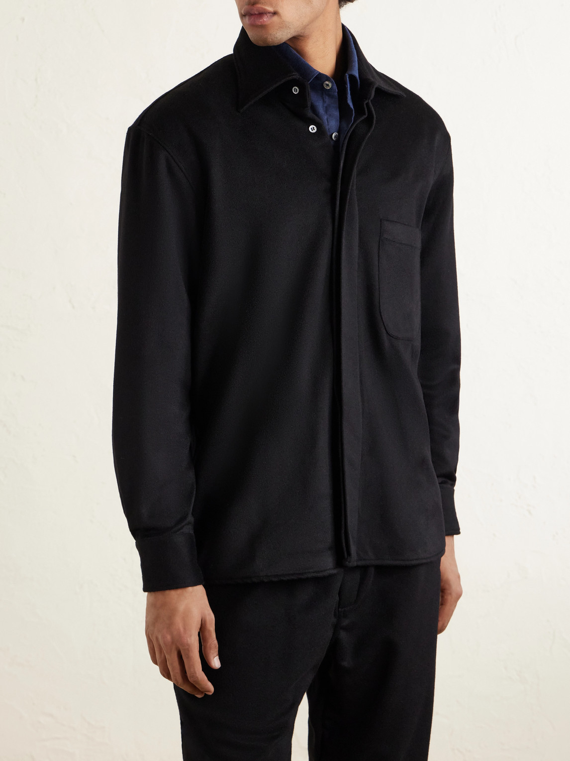 Cashmere Shirt Jacket