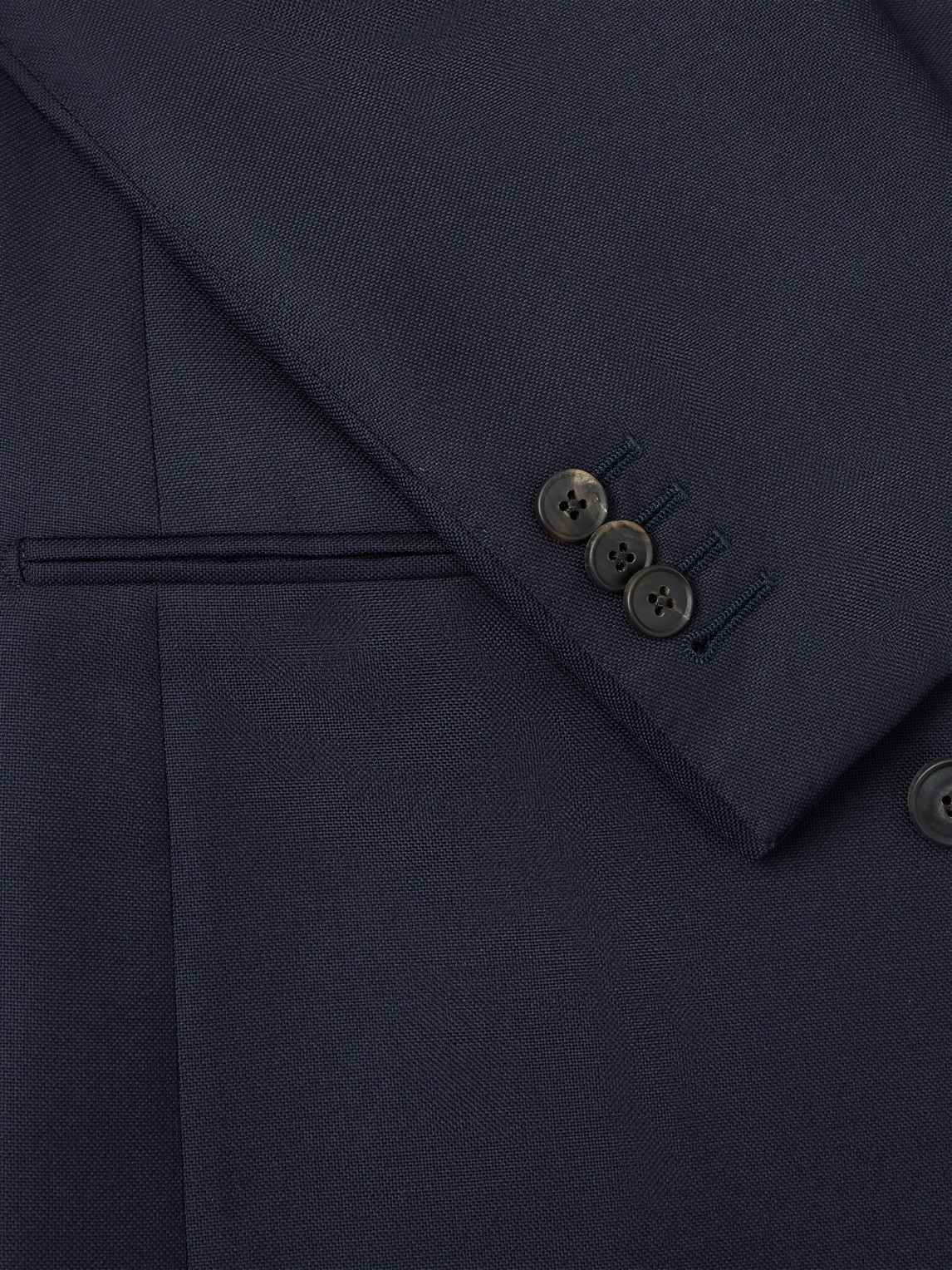 Wool Suit Jacket Double-Breasted