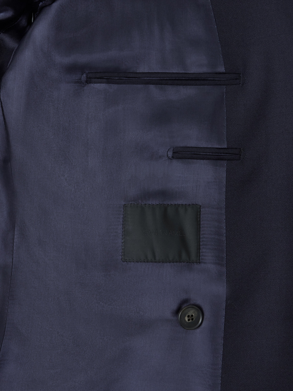 Wool Suit Jacket Double-Breasted