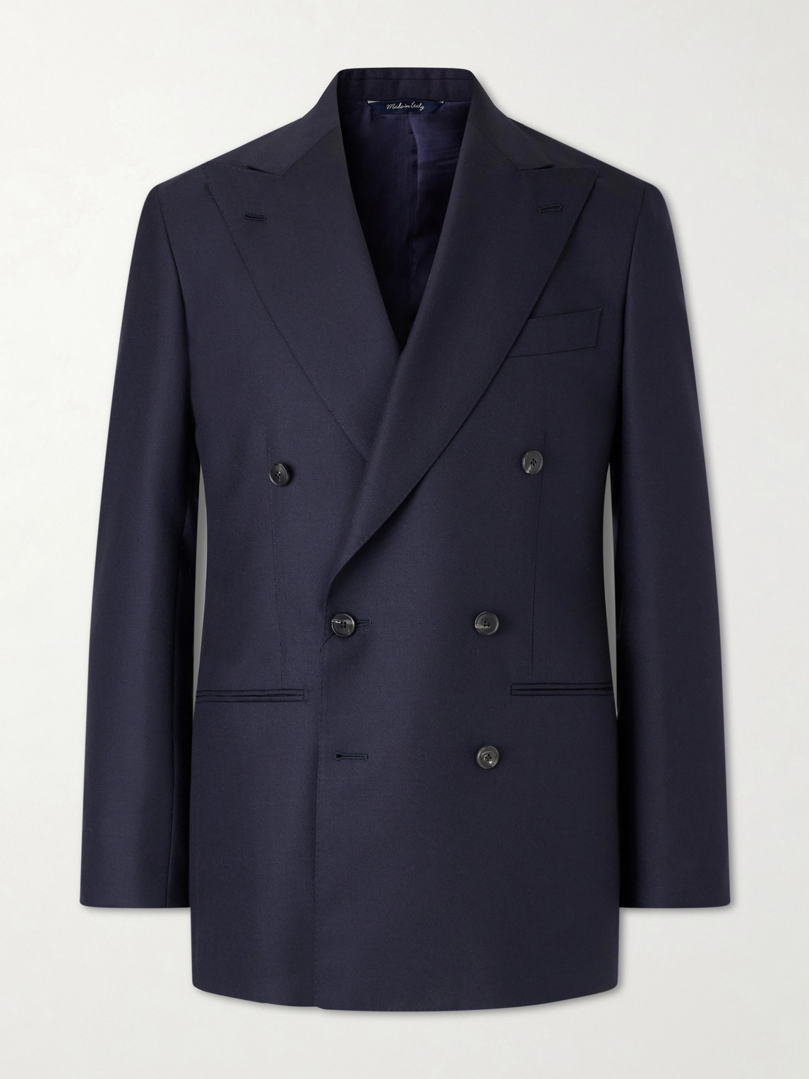 Saman Amel Double-Breasted Wool Suit Jacket - Men
