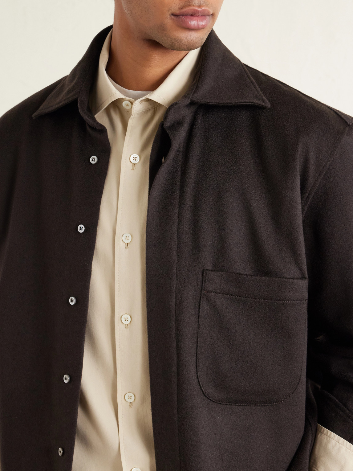Cashmere Shirt Jacket