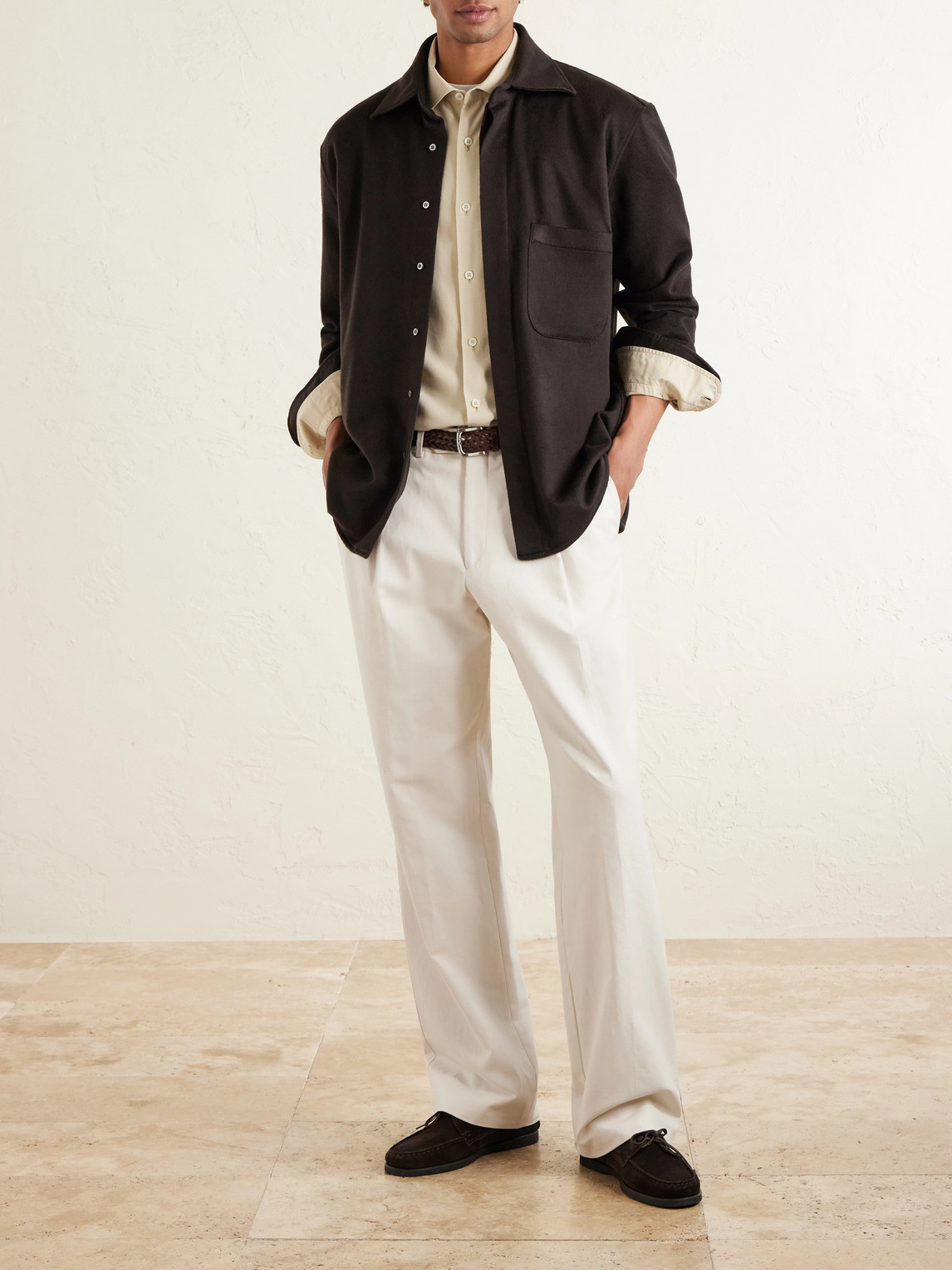 Cashmere Shirt Jacket