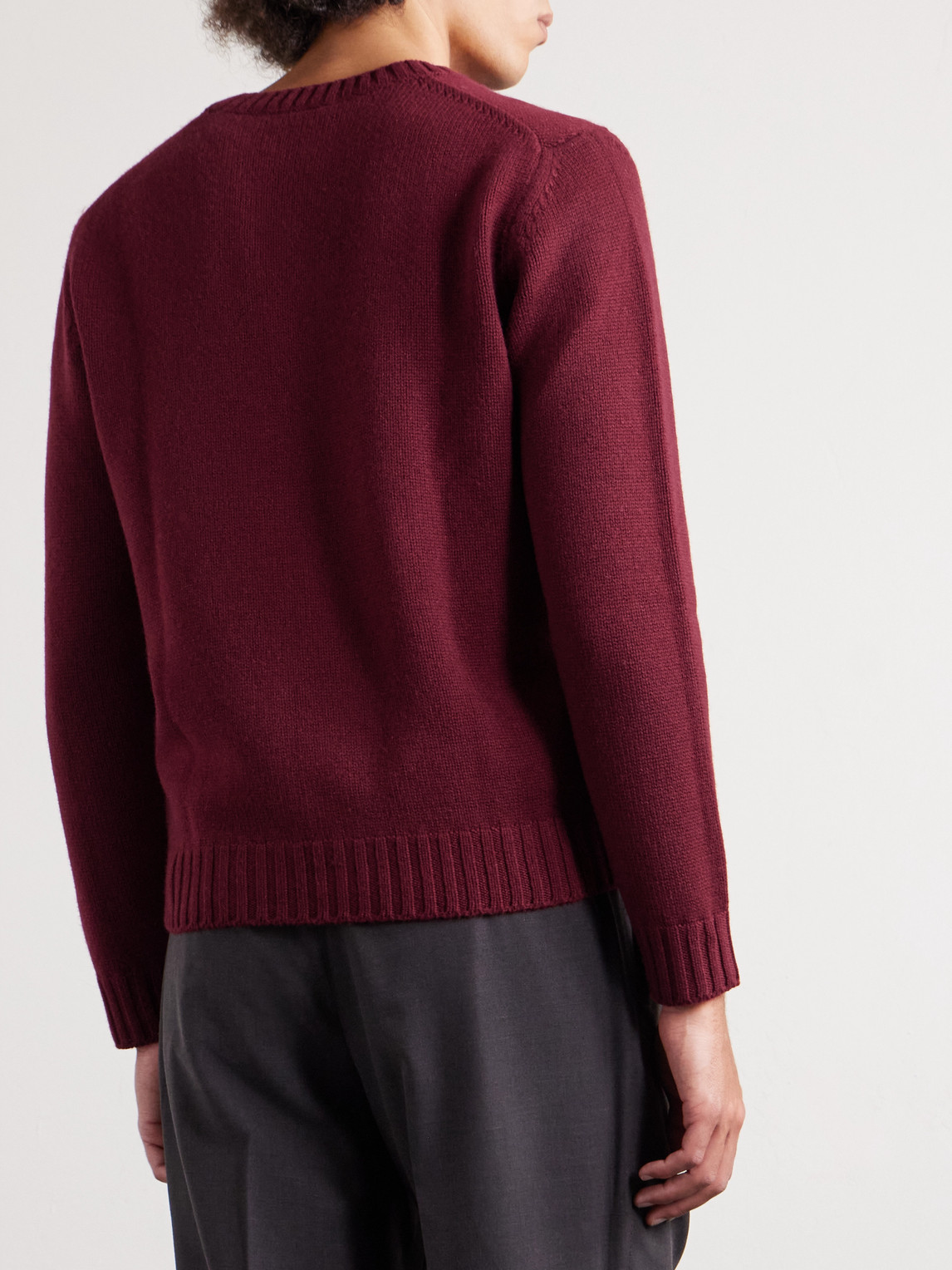Saman Amel Gio Cashmere Sweater In Red