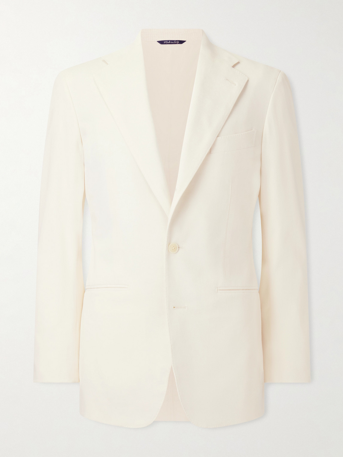 Saman Amel Cotton-blend Twill Suit Jacket In Gray