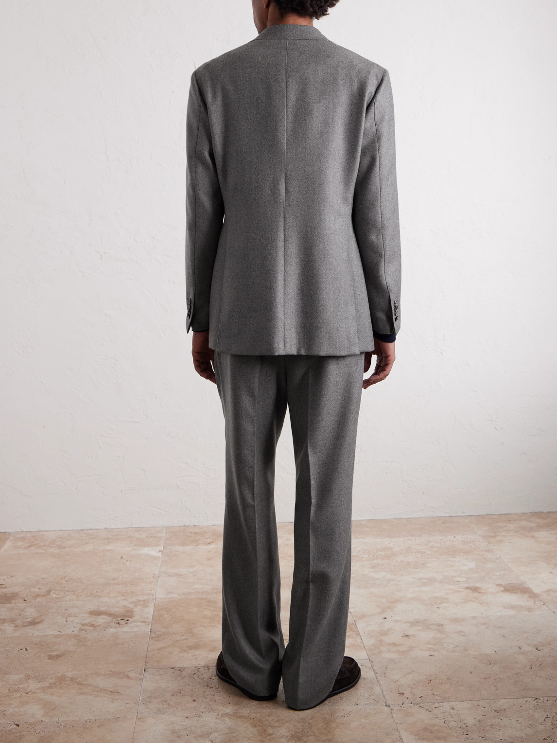  Saman Amel - Wool Twill Suit Jacket - Men - Gray - It 52 