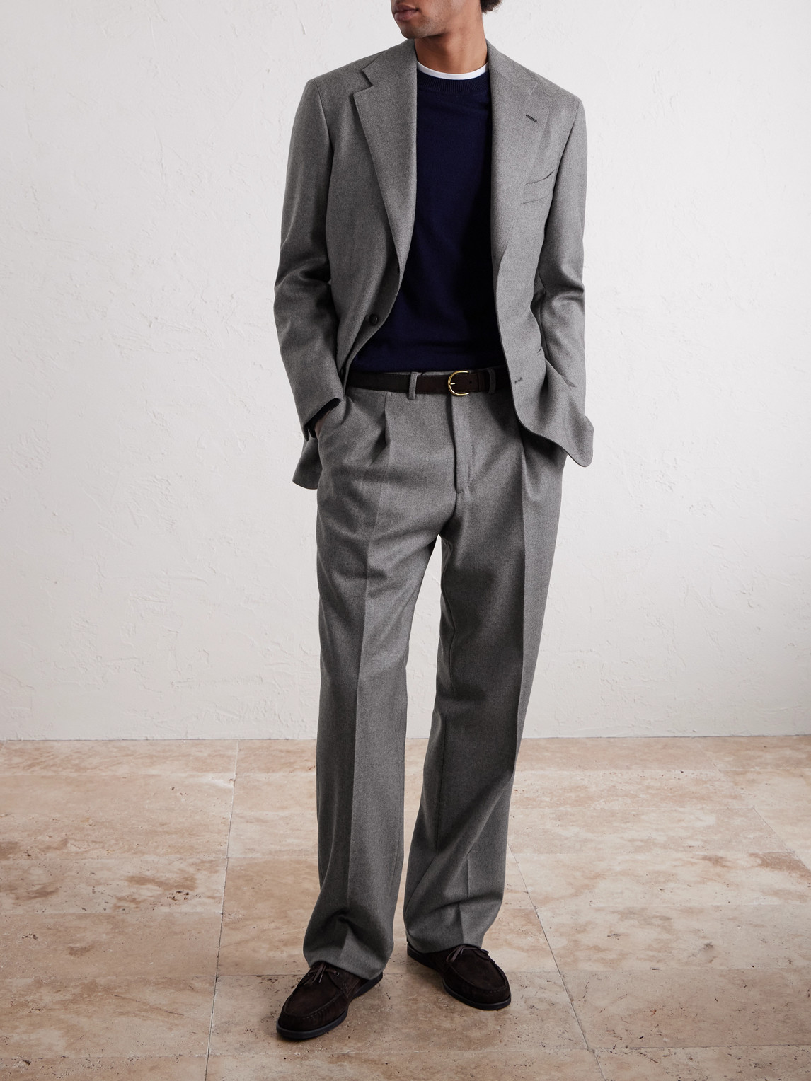 Wool Twill Suit Jacket