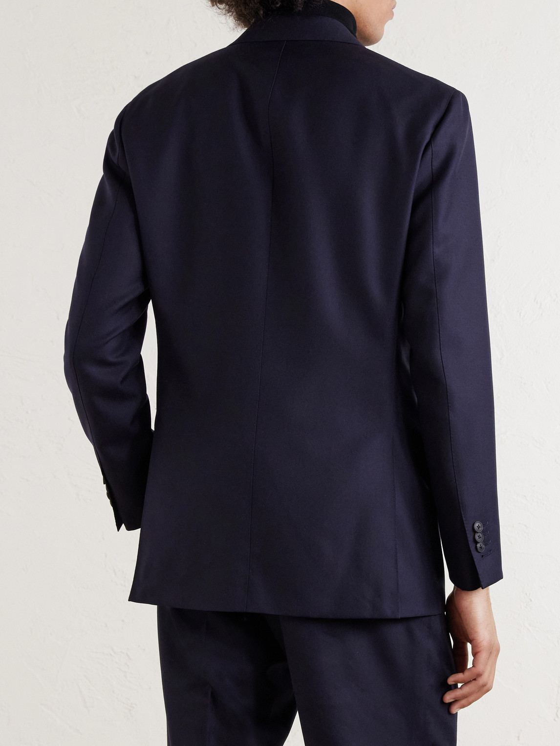Saman Amel Wool Blazer In Blue