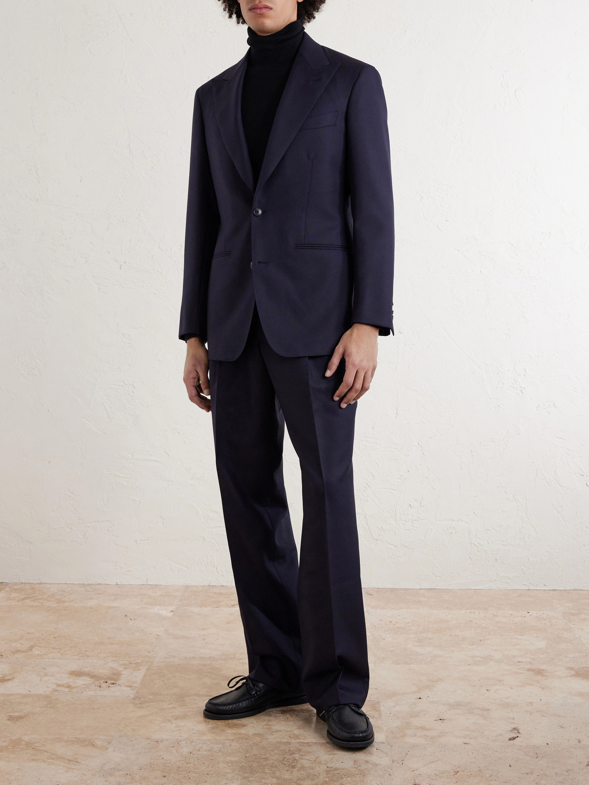 Saman Amel Wool Blazer In Blue