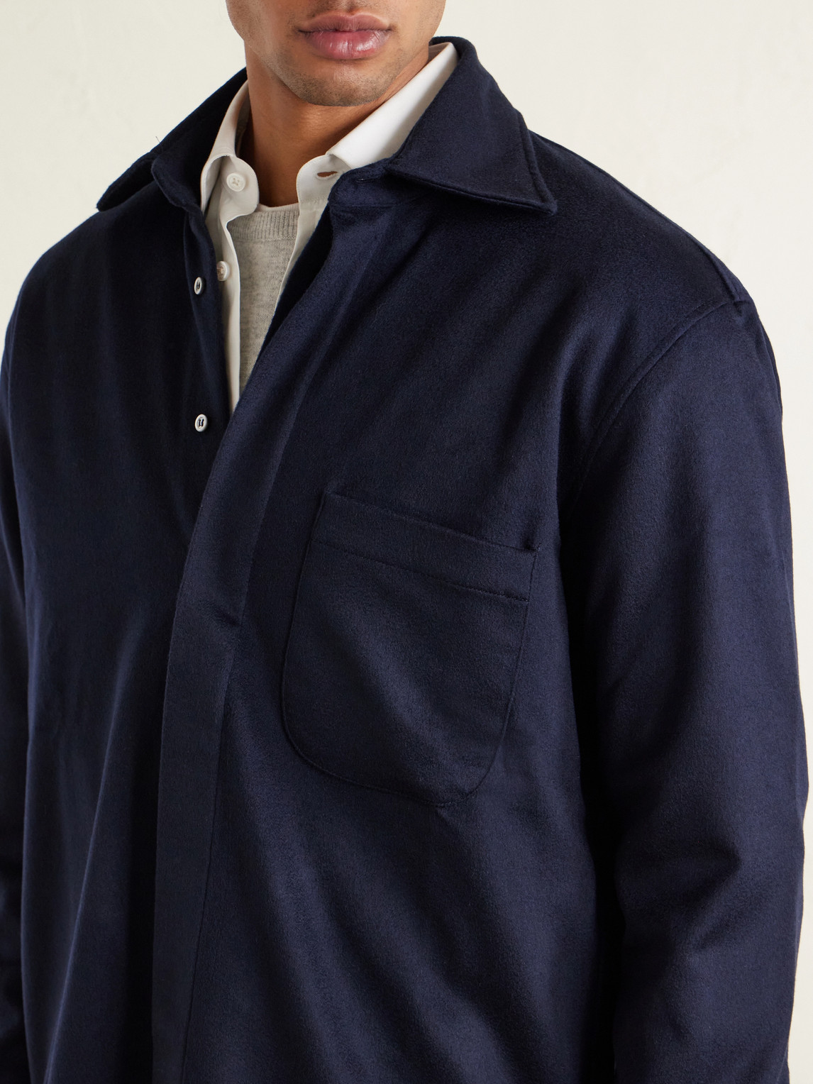 Cashmere Shirt Jacket