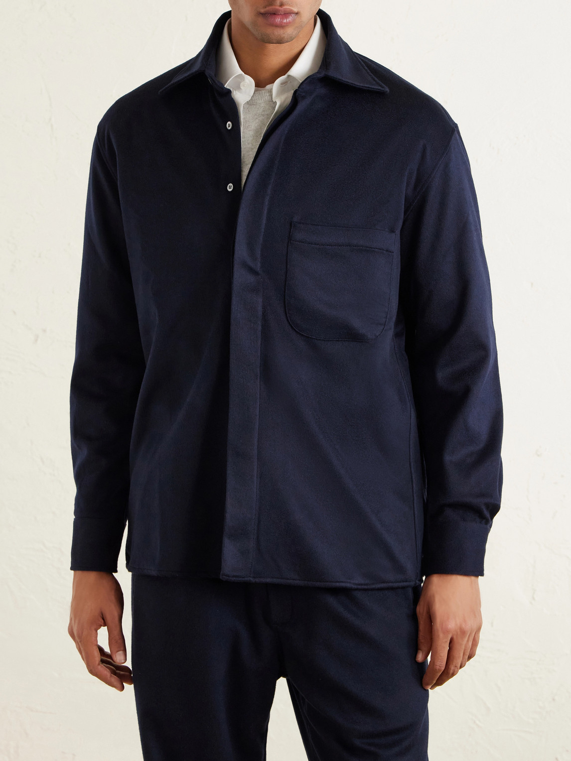 Cashmere Shirt Jacket
