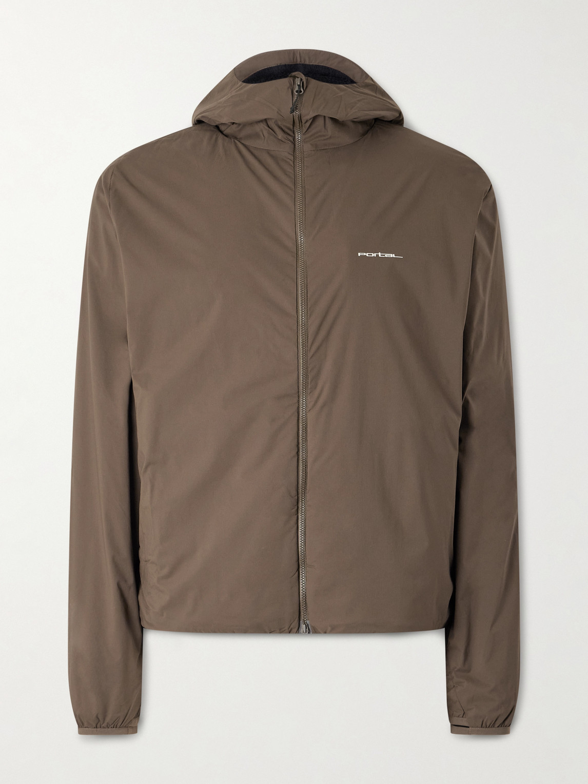 Portal Level Alpha Logo-Print Fleece-Trimmed Recycled-hell Jacket - Men