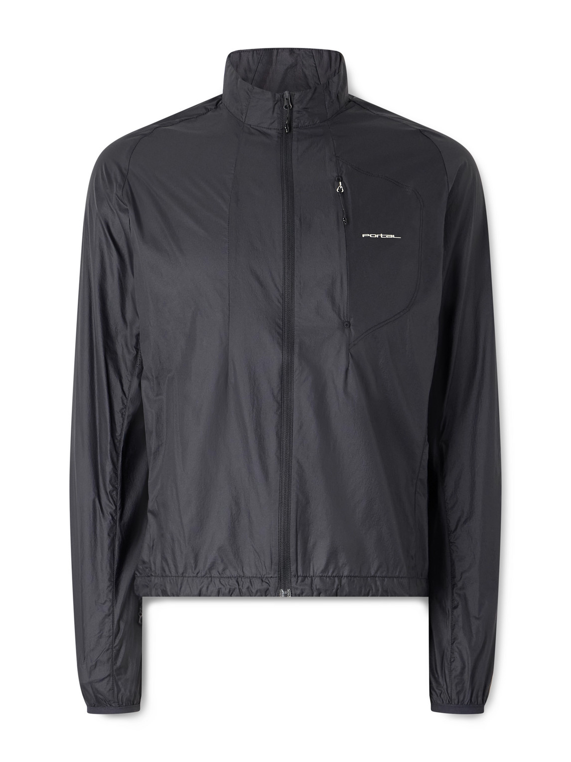 Portal Code Recycled-ripstop Jacket In Black