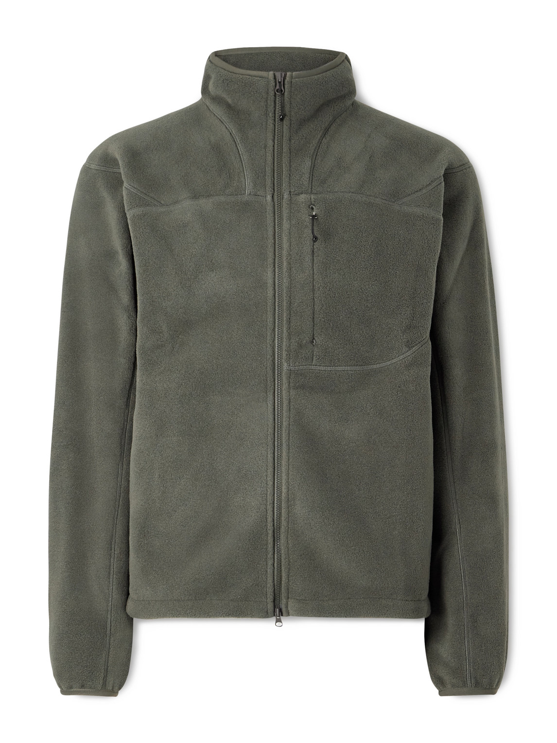 Portal Loam Recycled Polartec® 200 Fleece Jacket In Gray