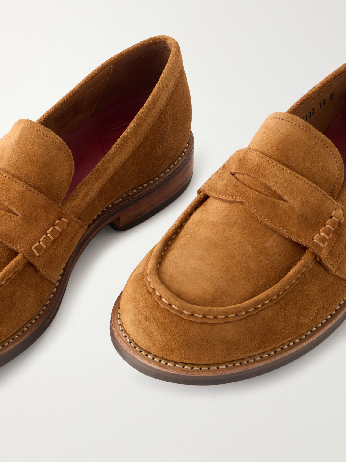 Nate Suede Penny Loafers