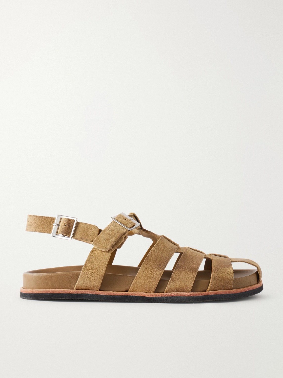 Quinton Suede Fisherman Sandals