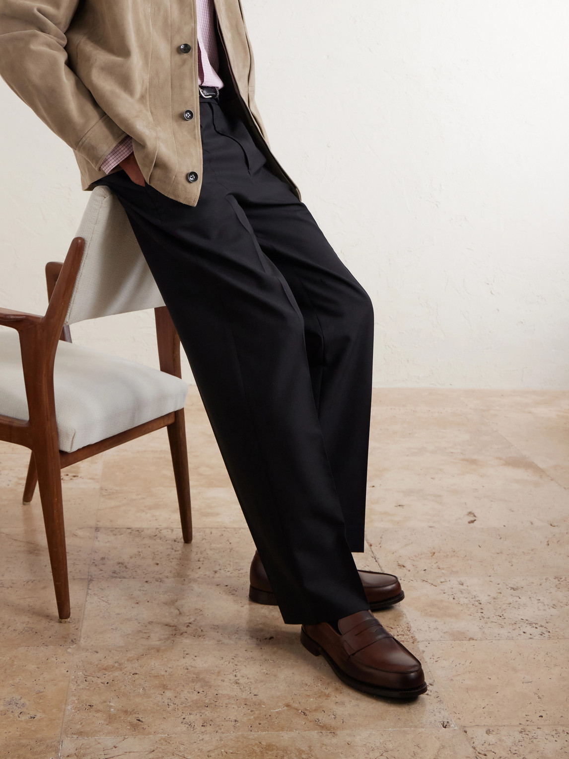 Epsom Leather Penny Loafers