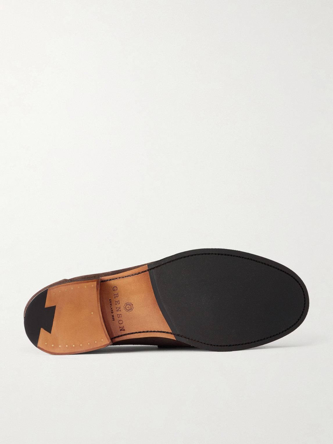 Epsom Suede Penny Loafers