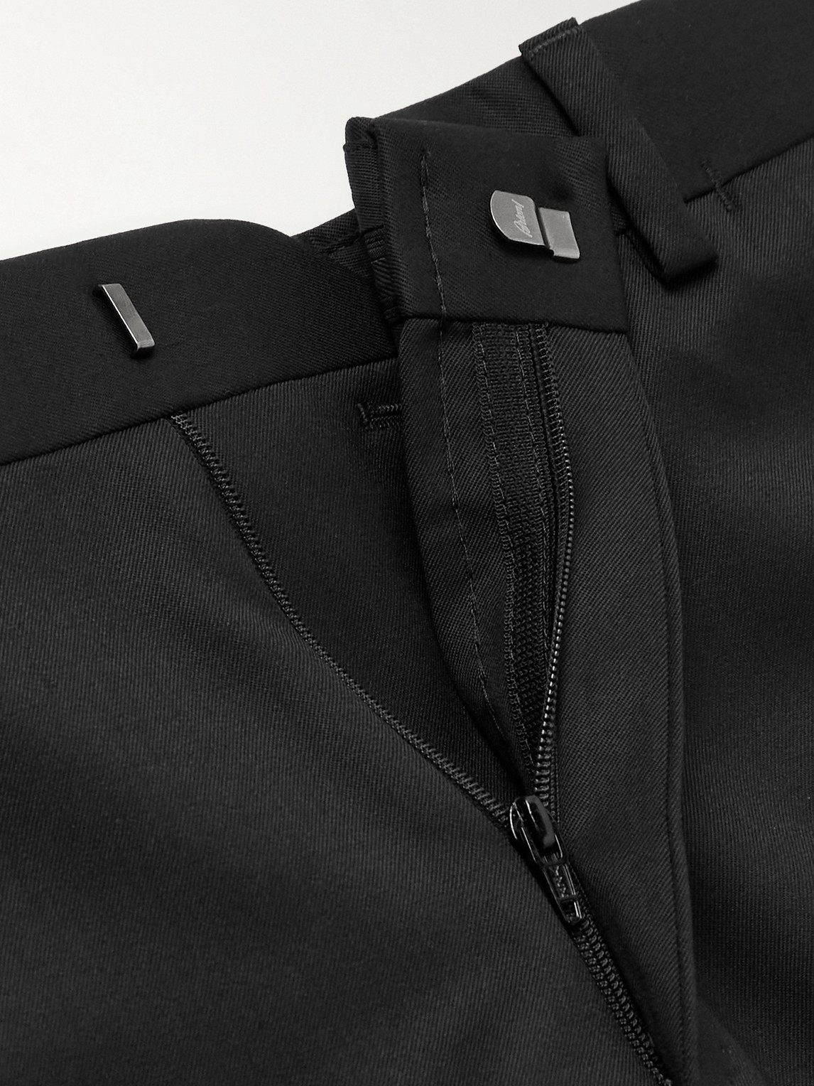 Straight-Leg Super 220S Wool Trousers