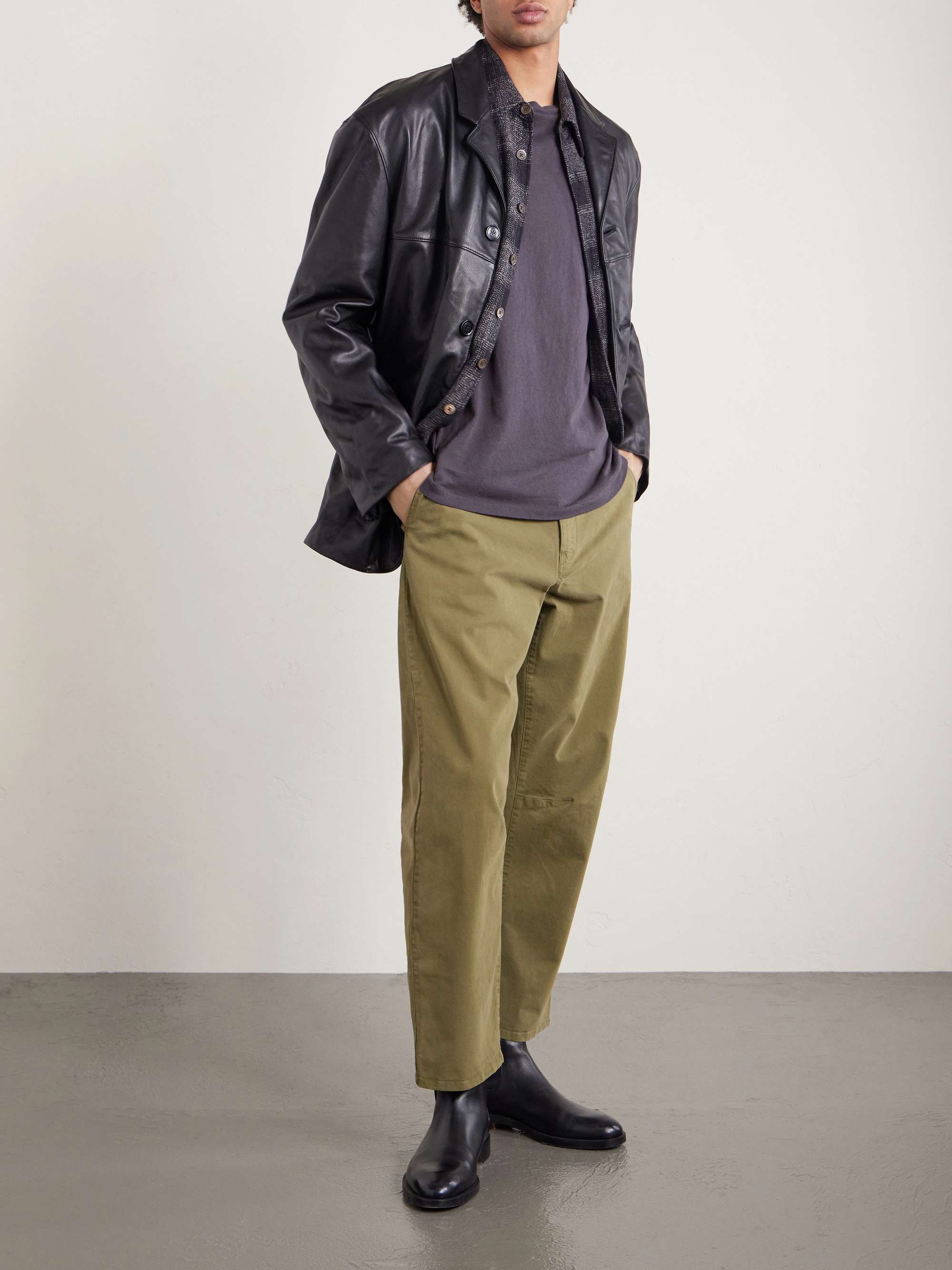 NILI LOTAN Bradley Cotton-Jersey T-Shirt