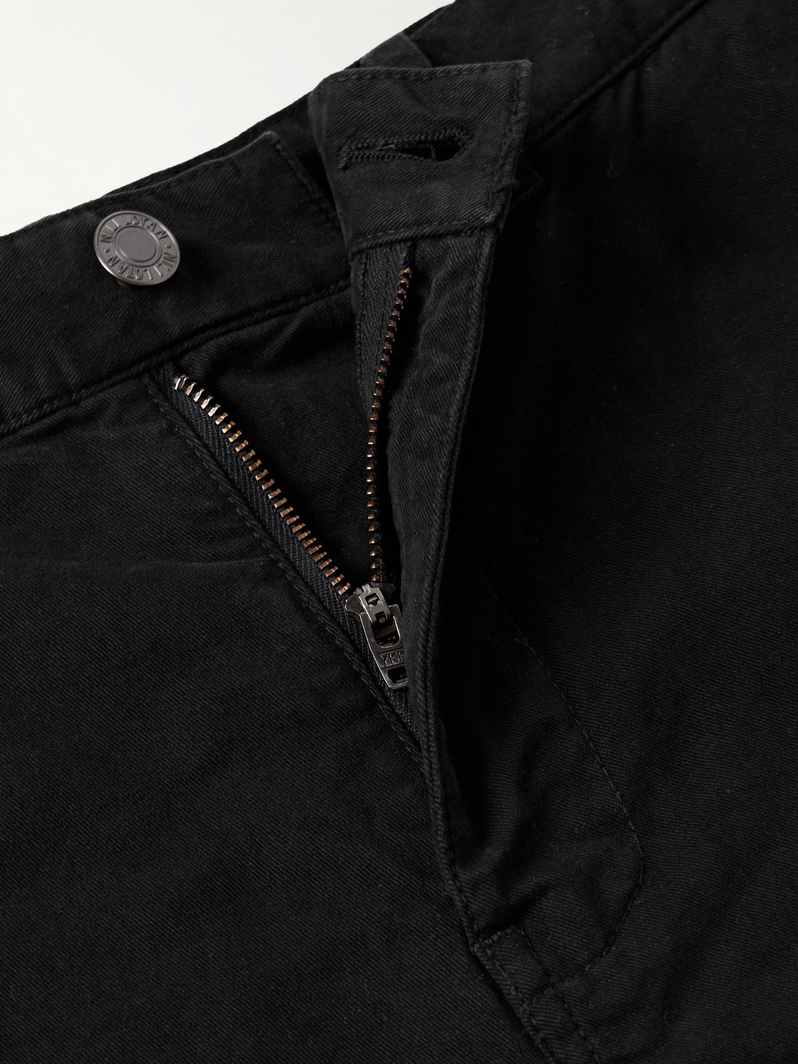 Carpenter Straight-Leg Cropped Cotton-Blend Twill Trousers