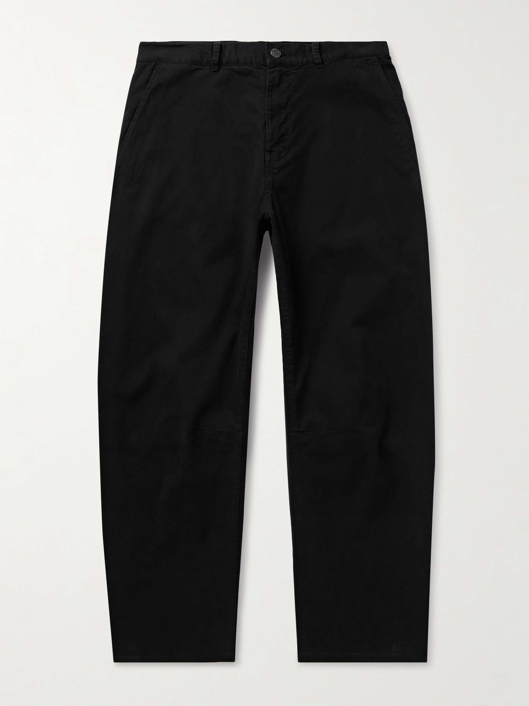 NILI LOTAN Carpenter Straight-Leg Stretch-Cotton Twill Trousers