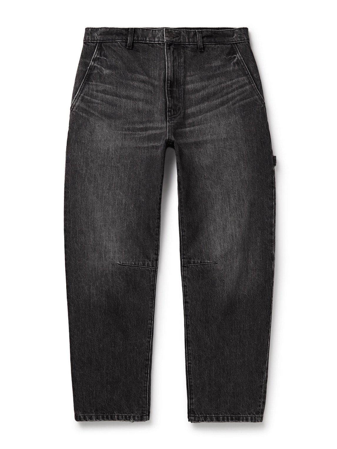 Nili Lotan Carpenter Straight-leg Cropped Jeans In Multi