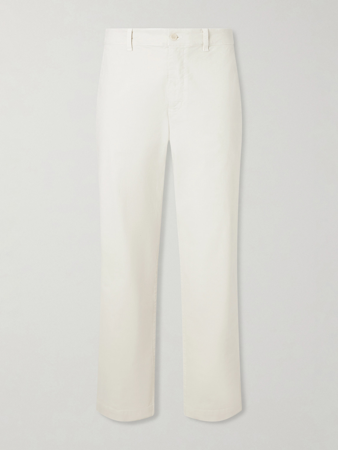 Nili Lotan Alessio Straight-Leg Stretch Cotton-Blend Twill Trousers - Men