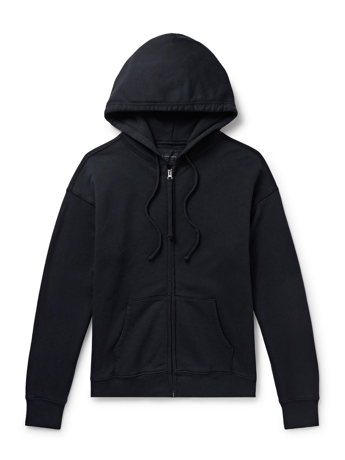 Nili Lotan Brian Jersey Zip-up Hoodie In Black