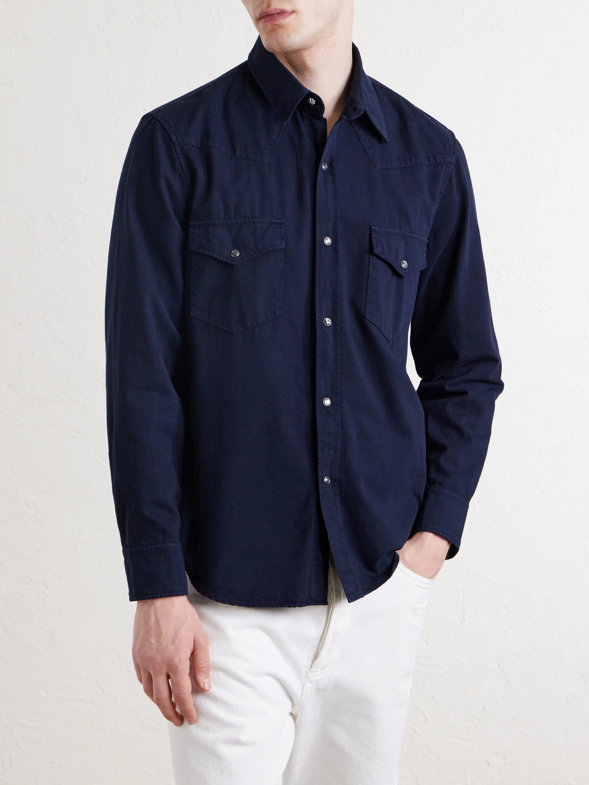 Nili Lotan - Travis Denim Shirt - Men - Blue - S 