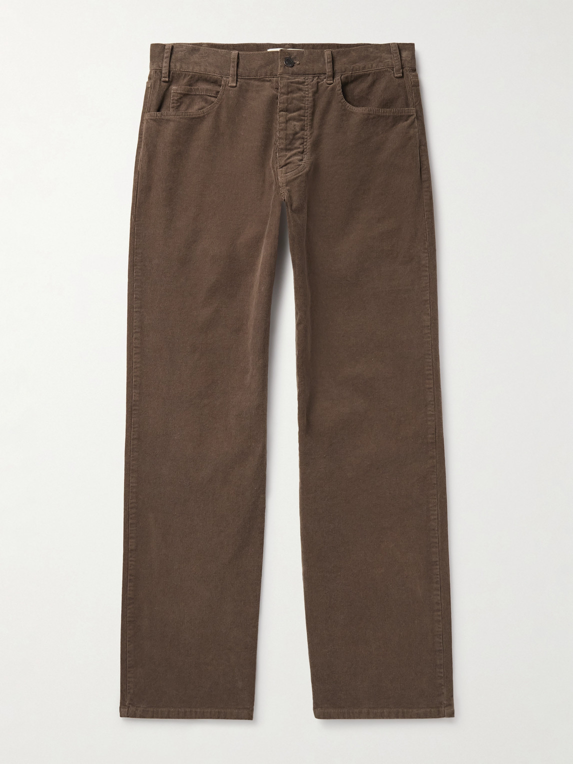 Nili Lotan Billie Straight-Leg Cotton-Corduroy Trousers - Men