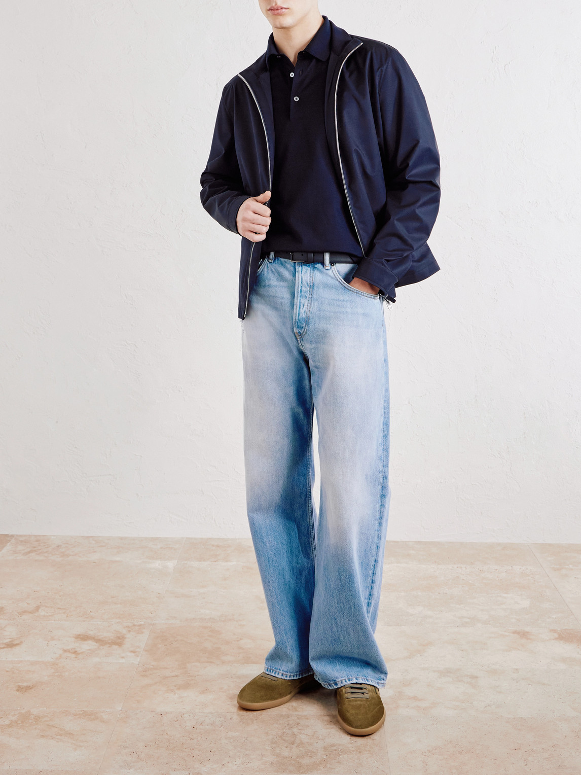 Knitted Cotton-Piqué Polo Shirt