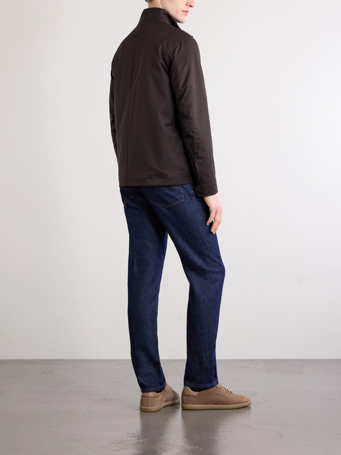  Zegna - Shell Jacket - Men - Brown - It 46 