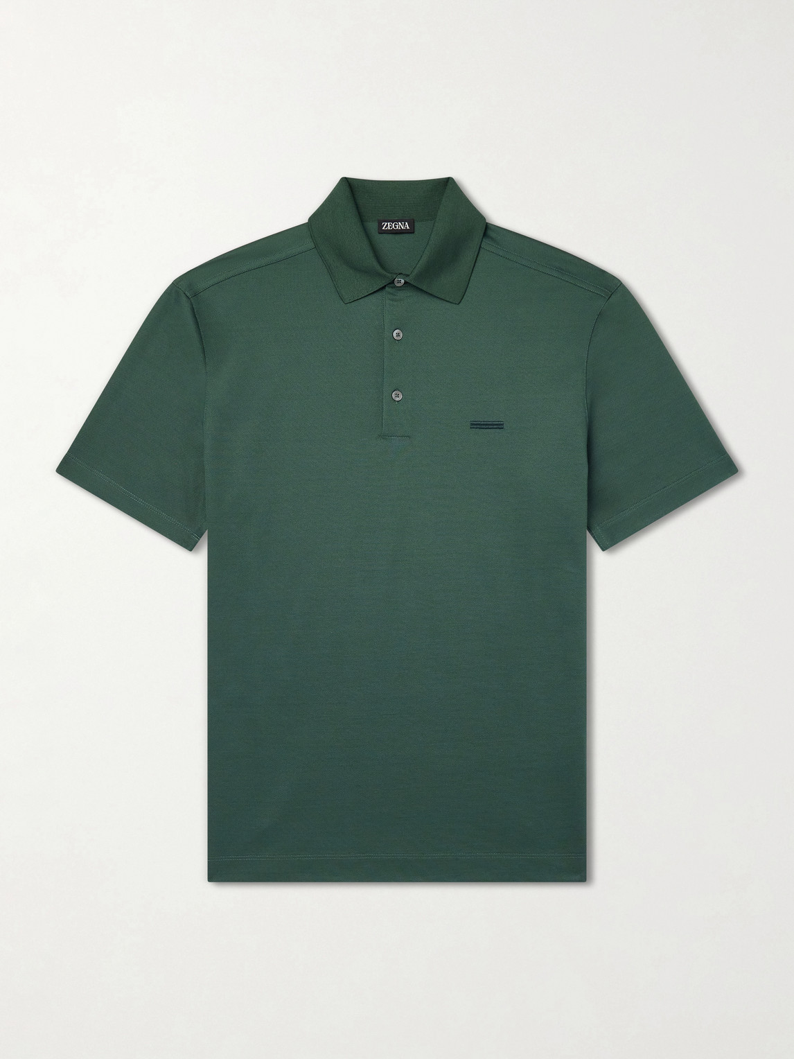 Zegna Cotton-Piqué Polo Shirt - Men | Thumbnail 7 Zegna Cotton-Piqué Polo Shirt - Men | Thumbnail 7