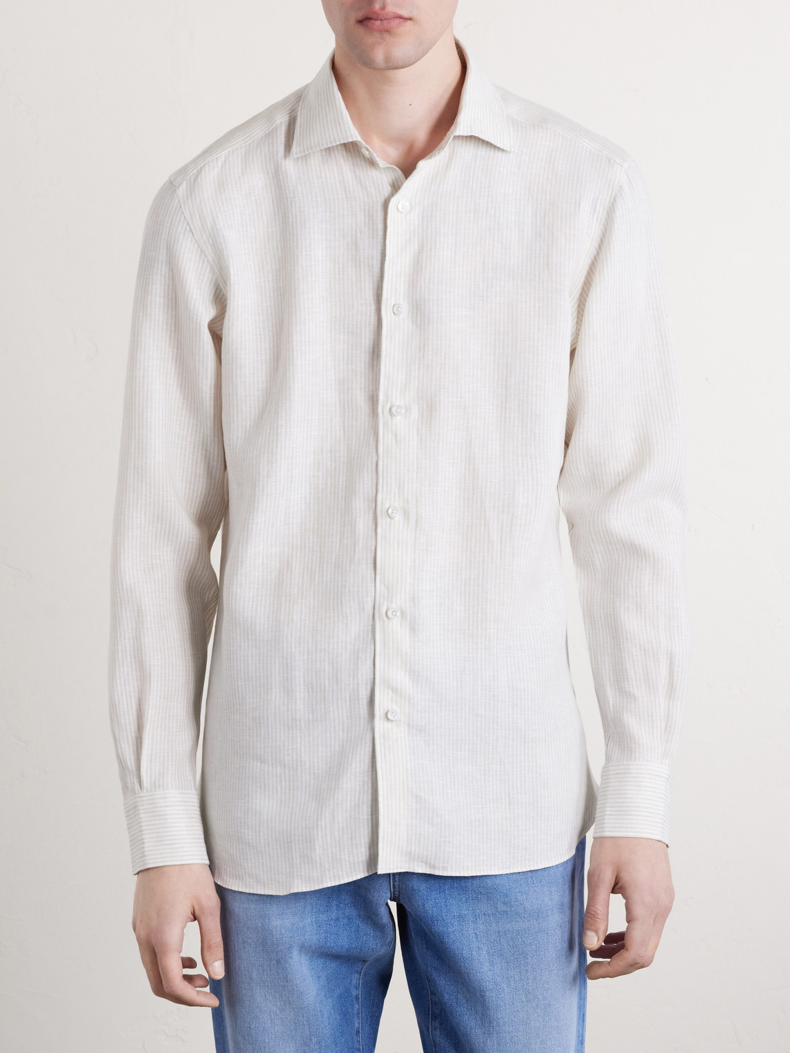 Linen Shirt Striped