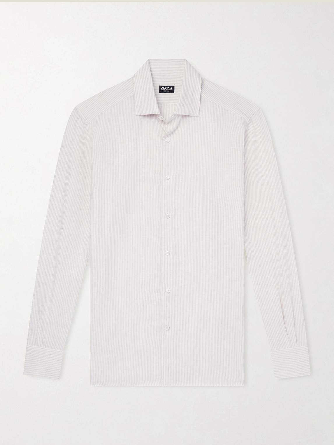 Zegna Striped Linen Shirt - Men
