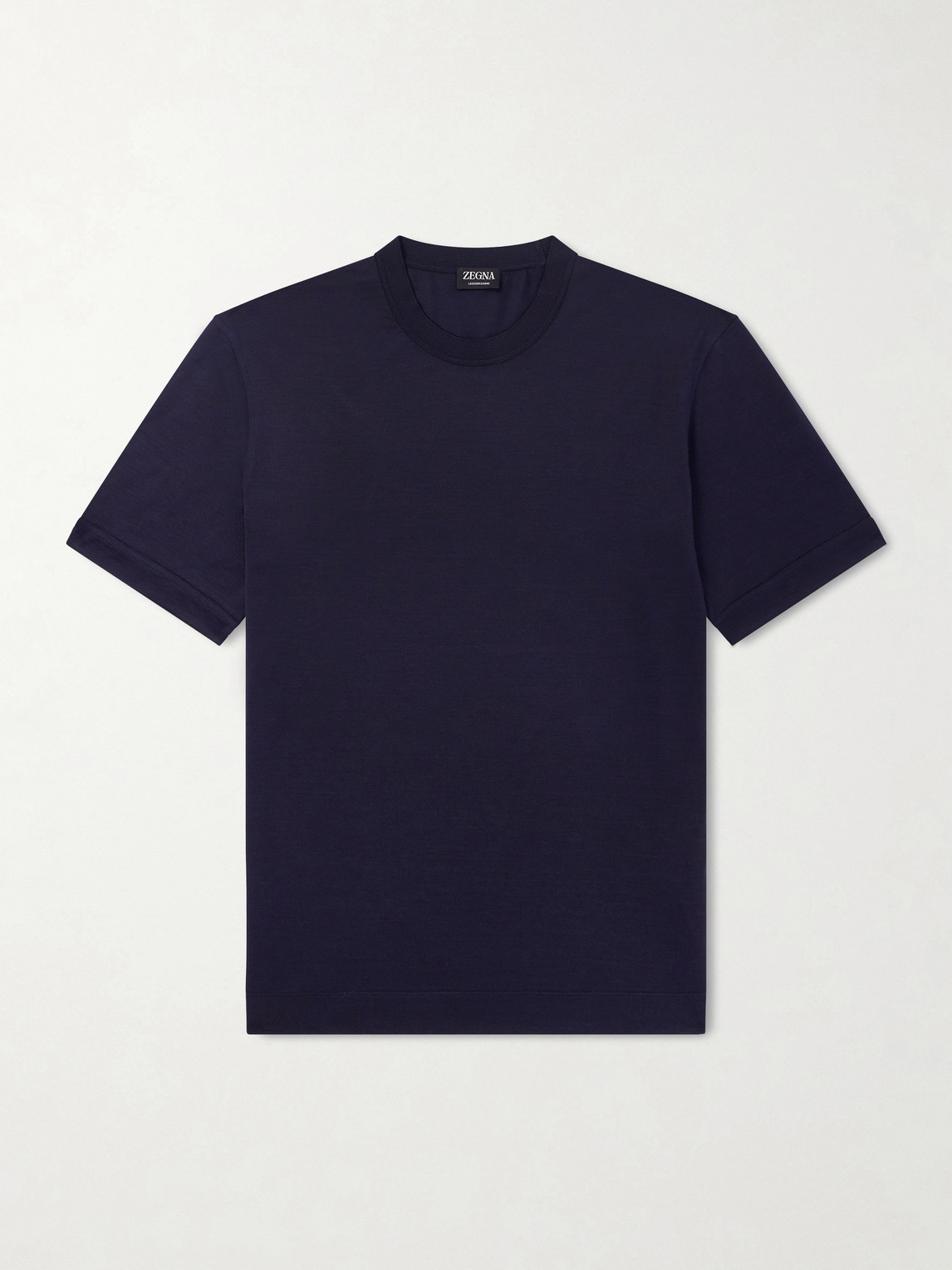 Zegna Cotton and Silk-Blend Jersey T-Shirt IT 52