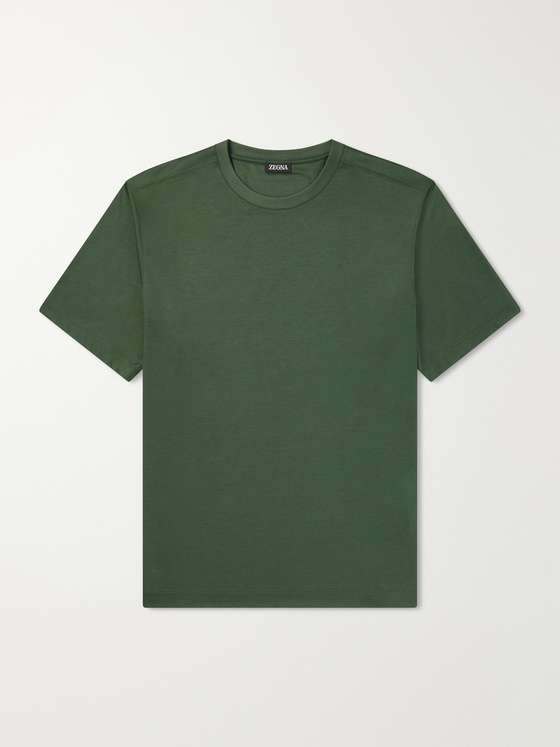 Ermenegildozegna Cotton-Jersey T-Shirt