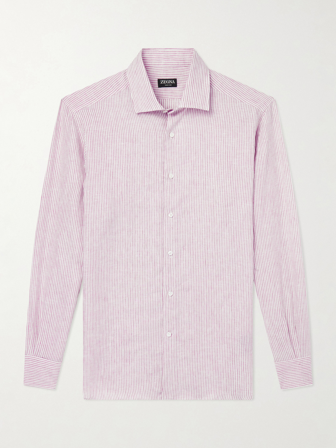 Zegna Striped Linen Shirt - Men | Thumbnail 6 Zegna Striped Linen Shirt - Men | Thumbnail 6