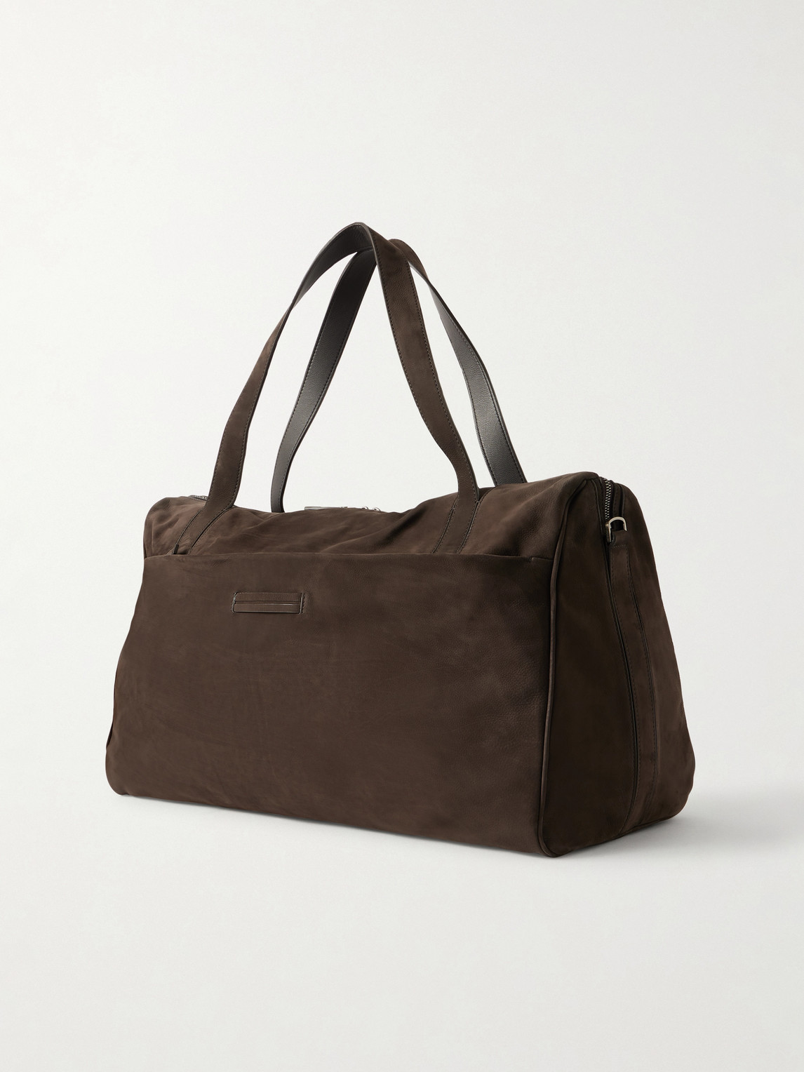  Zegna - Secondskin Suede Weekend Bag - Men - Brown 