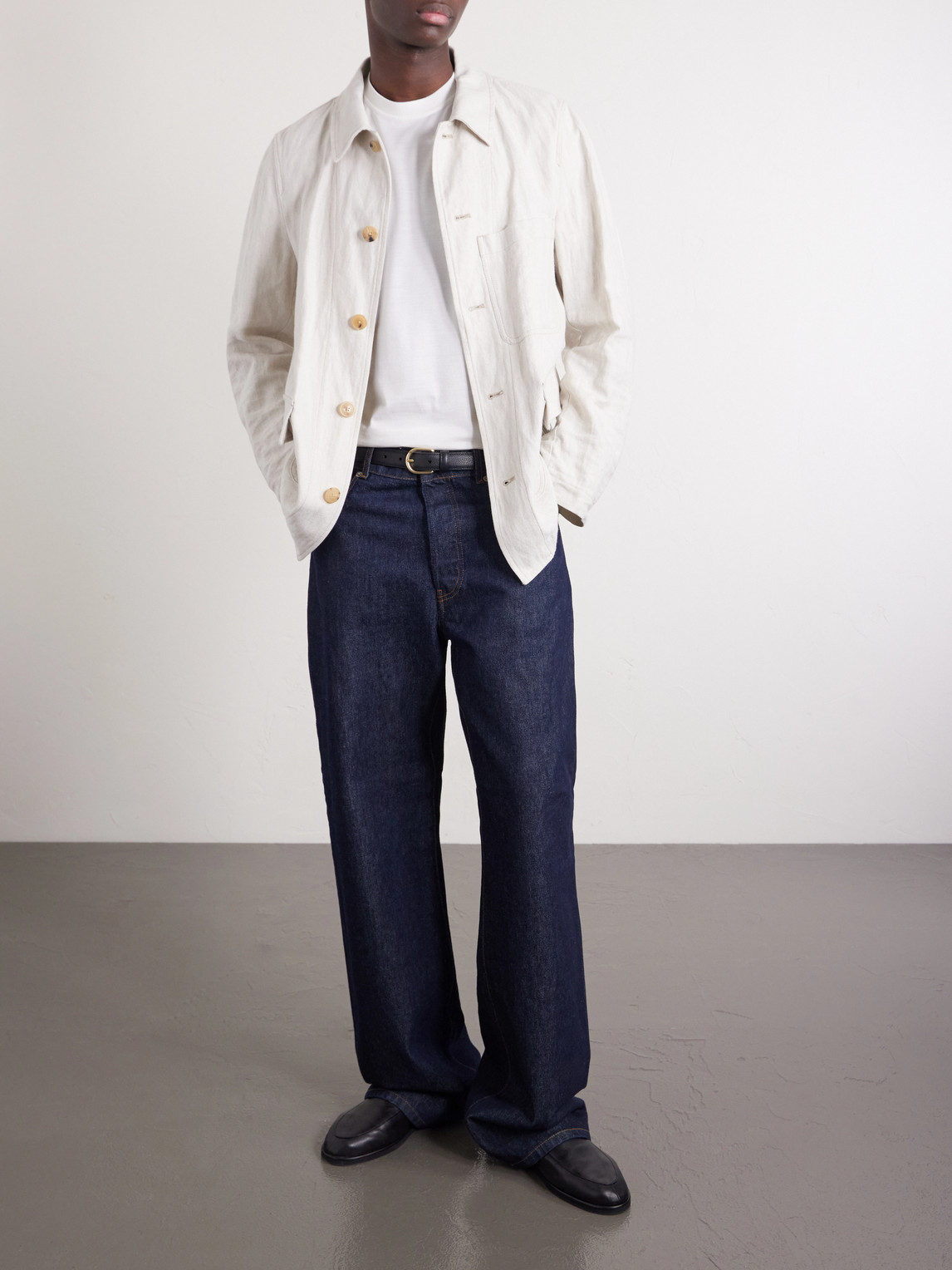 Zegna Slim-fit Logo-embroidered Cotton-jersey T-shirt In White