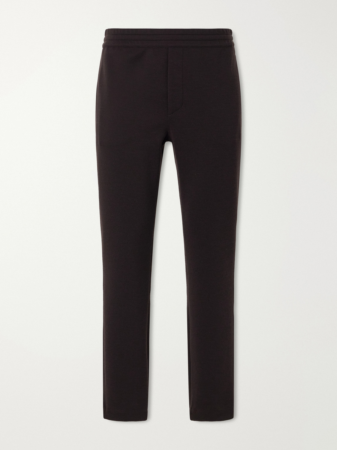 Zegna Straight-Leg Honeycomb-Knit Cotton, Wool and Silk-Blend Sweatpants IT 48